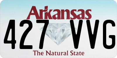 AR license plate 427VVG