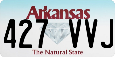 AR license plate 427VVJ