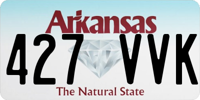 AR license plate 427VVK