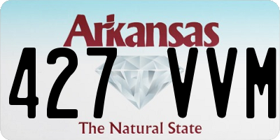 AR license plate 427VVM