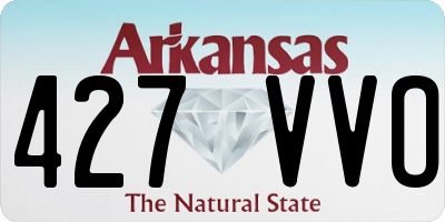 AR license plate 427VVO