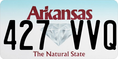 AR license plate 427VVQ