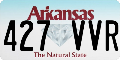 AR license plate 427VVR