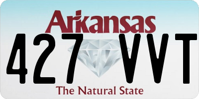 AR license plate 427VVT