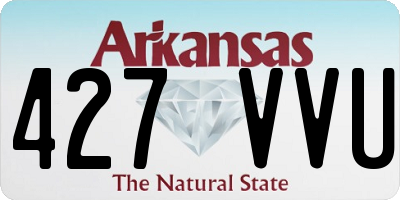 AR license plate 427VVU