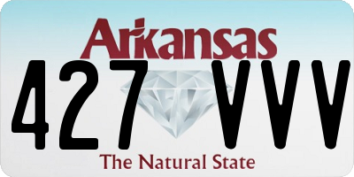 AR license plate 427VVV