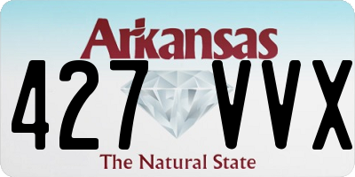 AR license plate 427VVX