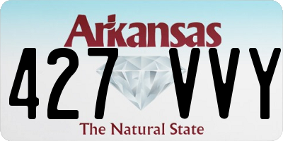 AR license plate 427VVY