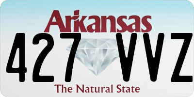 AR license plate 427VVZ