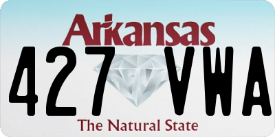 AR license plate 427VWA