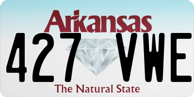AR license plate 427VWE