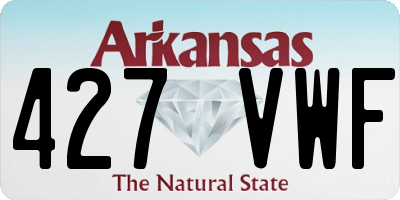 AR license plate 427VWF