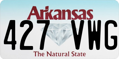 AR license plate 427VWG