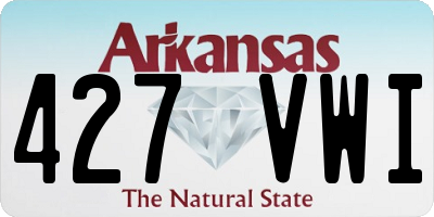 AR license plate 427VWI