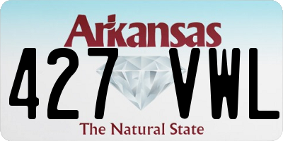 AR license plate 427VWL