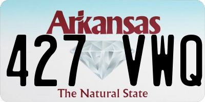 AR license plate 427VWQ
