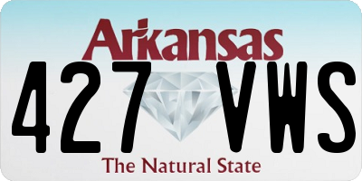 AR license plate 427VWS