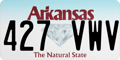 AR license plate 427VWV