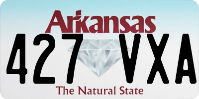 AR license plate 427VXA