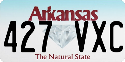 AR license plate 427VXC