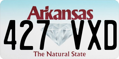 AR license plate 427VXD