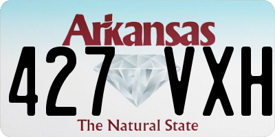 AR license plate 427VXH