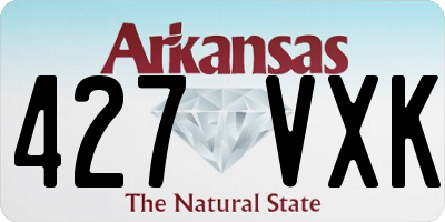AR license plate 427VXK