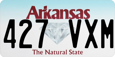 AR license plate 427VXM