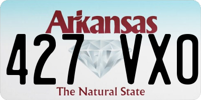AR license plate 427VXO