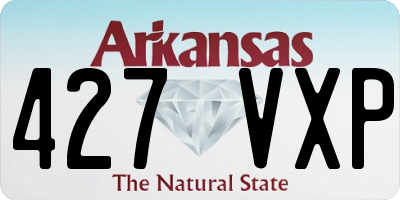 AR license plate 427VXP