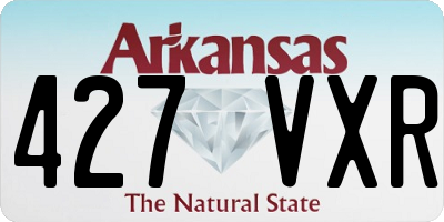 AR license plate 427VXR