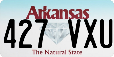 AR license plate 427VXU