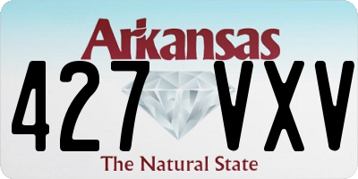 AR license plate 427VXV