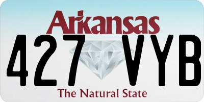 AR license plate 427VYB