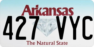 AR license plate 427VYC