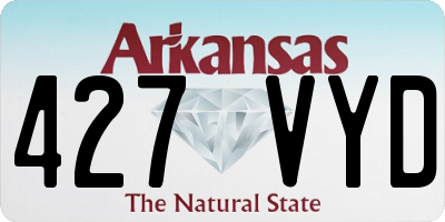 AR license plate 427VYD