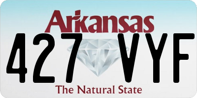 AR license plate 427VYF