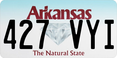 AR license plate 427VYI