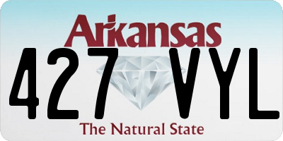 AR license plate 427VYL