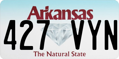 AR license plate 427VYN