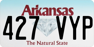 AR license plate 427VYP