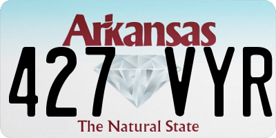 AR license plate 427VYR