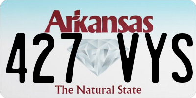 AR license plate 427VYS
