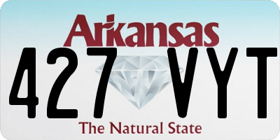 AR license plate 427VYT