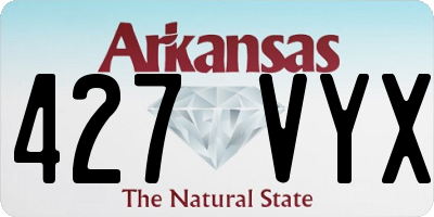 AR license plate 427VYX