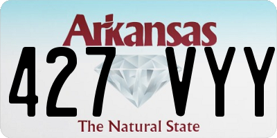 AR license plate 427VYY