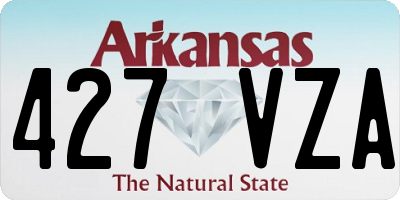 AR license plate 427VZA