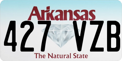 AR license plate 427VZB