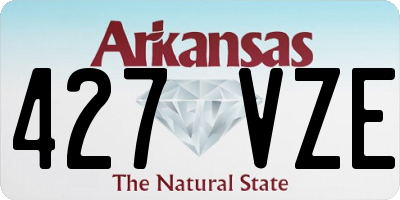 AR license plate 427VZE