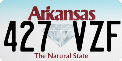 AR license plate 427VZF